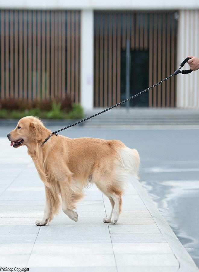 Orrda Stylish Nylon Rope Dog Cord Training Leash | Dog Leash 4 FT Thick Durable Rope Comfortable Padded Handle Reflective Rope Dog Leash for Medium Large Dogs (Multicolor) - Image 4